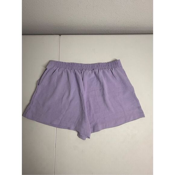 Iris Women’s Lavender Shorts Elastic Back Pockets Size L See Description - Picture 8 of 9